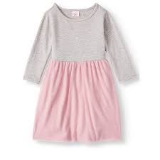 Wonder Nation Wonder Nation Long Sleeve Tutu Dress Toddler Girls Walmart Com Toddler Girl Dresses Tutu Dress Toddler Toddler Dress