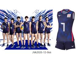 The uniform consists of a red jersey with matching red shorts with black stripes on both sides of the shirt and shorts. Mizuno Corporation New Uniform For The Japan Women S Volleyball Team That Adopted The Diversity Concept Japan News