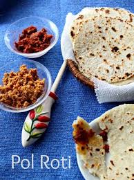 Coconut Roti Is A Unique And Famous Flat Bread In Sri Lanka This Coconut Roti Best Eaten With Pol Sambol Or Lunu Miris Food Raw Food Recipes Recipes