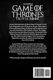 This conflict, known as the space race, saw the emergence of scientific discoveries and new technologies. An Unofficial Game Of Thrones Trivia Book 250 Questions Answers Exploring The Lands Of Essos Sothoryos Westeros By Driks Thomas Amazon Ae