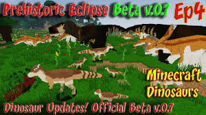 Using apkpure app to upgrade mod dinosaur minecraft, fast, free and save your internet data. Prehistoric Eclipse Official Beta V07 Showcase Ep4 Dinosaurs New Creatures And Dimension Works Youtube