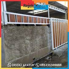 35 contoh model pilihan pagar rumah minimalis yang lagi trend. Pagar Minimalis Dengan Aksen Kayu Menarik Nih Rejeki Cetak