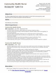 Sample resume for ojt student (information technology). Community Health Nurse Resume Samples Qwikresume