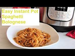 Easy In A Few Minutes Instant Pot Spaghetti Bolognese Iraqi Style Recipe396cff Youtube In 2020 Spaghetti Bolognese Bolognese Spaghetti