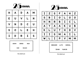 Bagaimana metode dalam pendidikan islam? Latihan Pendidikan Islam Lembaran Kerja Mengenal 25 Rasul Kitpramenulis