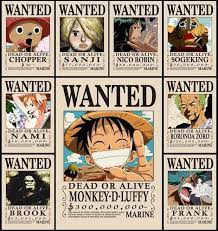 One Piece Wanted One Piece Comic One Piece Bounties One Piece Crew