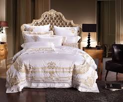 These sets are ideal for anyone who has a large master bedroom begging for a touch of comfort. Storeluxy Egyptian Cotton White Luxury Bedding Sets King Queen Size