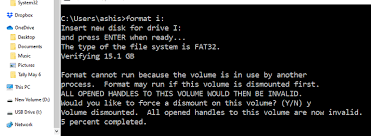 Format Usb Command Prompt Usb Pen Drive Prompts