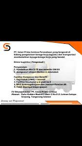 Check spelling or type a new query. Lowongan Kerja Untuk Driver B1 Pt Solusi Prima Sentosa Facebook