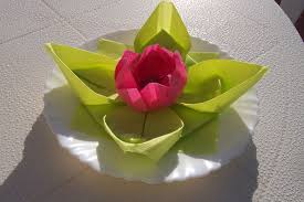 Pliage Nenuphar Pliage Serviette Papier Serviette Papier Pliage Serviette