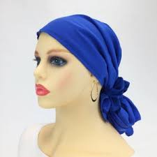 Blue Chemo Hat