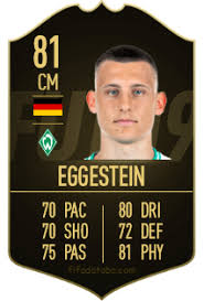 He is currently 24 years old and plays as a central midfielder for sv werder bremen in germany. Maximilian Eggestein Fifa 19 Rating Card Price