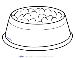 Printable Dog Bowl Decoration Dog Bones Dog Bone Puppy Crafts