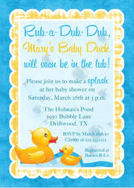 Baby Duck Shower Invitation Rubber Ducky Blue Yellow Baby Shower Duck Rubber Ducky Baby Shower Rubber Duck Baby Shower