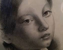 Beautiful Sketch of a Young Girl
