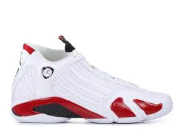 Red Black White Jordan 14 Air Jordan 14 Retro Candy Cane Air Jordans Sneakers Jordans