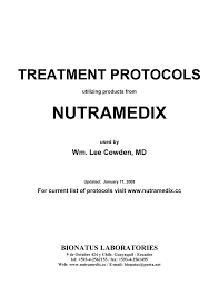 Treatment Protocols Nutramedix