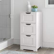 We all want enough space to keep our essentials and sanitary products. Dotted Line Greg 12 W X 25 H X 12 D Free Standing Bathroom Cabinet Reviews Wayfair