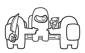 coloring pages among us voting for a imposter print free