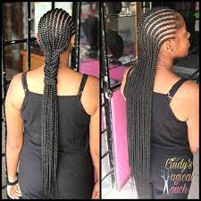 Cindysmagicaltouch On Instagram Small All Back Rows Feed In Braids Hairstyles African Hair Braiding Styles Cornrow Hairstyles