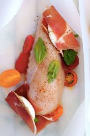 Papillote De Poulet Tomate Mozza Jambon Cru Et Basilic Les Gouters De Nanie Food Blog Papillotte Poulet Recettes De Cuisine Recette A Base De Viande