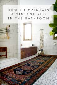 Shop for bathroom rugs in bath rugs & mats. How To Maintain A Vintage Rug In The Bathroom Brepurposed