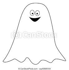 Free printable ghost coloring pages. Ghost Coloring Page Canstock