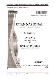 Ada tiga acara budaya yang disebutkan dalam puisi di atas yaitu valentine's day, halloween, dan thanksgiving; Pdf Soal Un Bahasa Inggris 2016 Sma Ipa Muhammad Fauzi Academia Edu