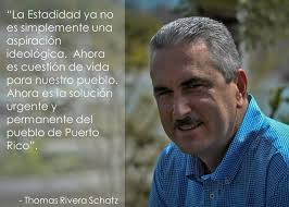 La Estadidad es la solución". Thomas Rivera Schatz, Presidente Partido  Nuevo Progresista.