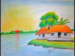 How To Draw Village Scenery Step By Step Drawing Scenery Art Sketch Youtube Easy Scenery Drawing Scenery Drawing For Kids Art Drawings For Kids Whether looking for a kids painting for your child's room, or giving it as a present to friends about to welcome a new addition, you're sure to find. step drawing scenery art sketch