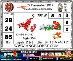 Prediksi Sydney 27 Desember 2019 Sydney 12 Desember 23 Oktober