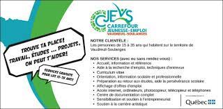 Maybe you would like to learn more about one of these? Carrefour Jeunesse Emploi Vaudreuil Soulanges Linkedin
