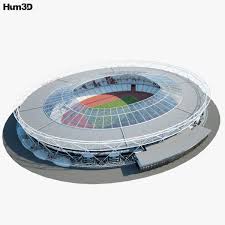 3d Model Of London Stadium Stadium Design 3d Model Stadium Architecture