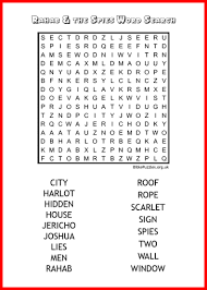 These include logic puzzles, math puzzle worksheets, word search, crossword puzzles, ponder the picture, hidden pictures, critical thinking worksheets, and. Rahab The Spies Bible Wordsearch Puzzle Biblepuzzles Com