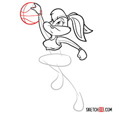 Maybe you would like to learn more about one of these? How To Draw Lola Bunny Playing Basketball Sketchok Easy Drawing Guides