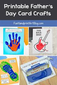Jun 15, 2021 · write a meaningful father day's message this year with our guide on what to write in a father's day card, including messages for dad, grandpa, and more. Cute Printable Father S Day Cards And Crafts For Kids Fun Handprint Art