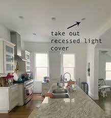 Need an update in your kitchen, try replacing the florescent kitchen lights with can lights! How To Change A Recessed Can Light To A Pendant Light No Remodeling