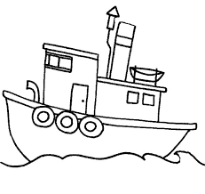 About the awesome boat colouring pages. Fishing Boat Sail In The Sea Coloring Page Coloring Sun
