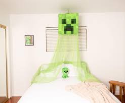 Check spelling or type a new query. Minecraft Green Creeper Ceiling Hanging Kids Bedroom Canopy Free Shi Toynk Toys