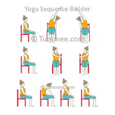 Chair Seated Warm Up Flow Yoga Yoga Sequences Benefits Variations And Sanskrit Pronunciation Tummee Com Chair Pose Yoga Cat Cow Pose Chair Yoga