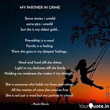 My wish for your birthday today is that all the dreams should. My Partner In Crime Quotes Writings By Prachi Dhavle Yourquote