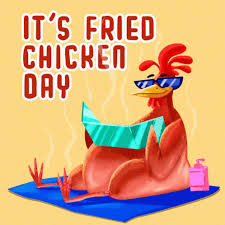There were many celebrations relating to national holdiays written about on social media that our algorithms picked up on the 6th of july. Fried Chicken Day Chicken Fry Gif Friedchickenday Chickenfry Sunburnt Discover Share Gifs