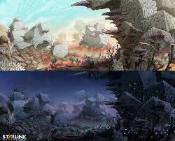 Artstation Coral Desert Justin Chan Concept Art Art Photo