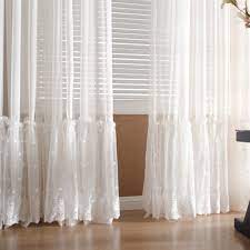 Bed bath & beyond abstract lace sheer window curtain panel. White Curtain Curtains Living Room Curtain Designs Home Curtains