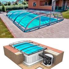 Pool Komplettset Albixon Quattro Premium Dallas Clear Mit Uberdachung Pool Und Technikschacht 3 20 X 8 X 1 50m Pool Komplettset Pool Schwimmbader