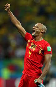 Vincent Kompany Of Belgium Celebrates Following His Sides Victory In Vincent Kompany Belgium National Football Team Belgium Team