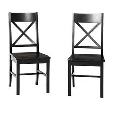 5 out of 5 stars (23). Walker Edison Modern Farmhouse X Back Dining Chairs Set Of 2 Antique Black Bbhw2bl Best Buy