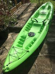 There are a few marks from moving it along the beach, as you would expect. Malibu Two Xl Ocean Kayak Green Roto Moulded 2 3 Person Sit On Kayak For Sale From United Kingdom
