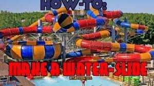 The design is simple, you can use it to create lava traps, and it ensures that no redstone is left exposed. How To Make A Fun Water Slide In Minecraft Youtube