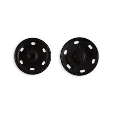 dritz size 30mm sew on snap fasteners 2 pack black